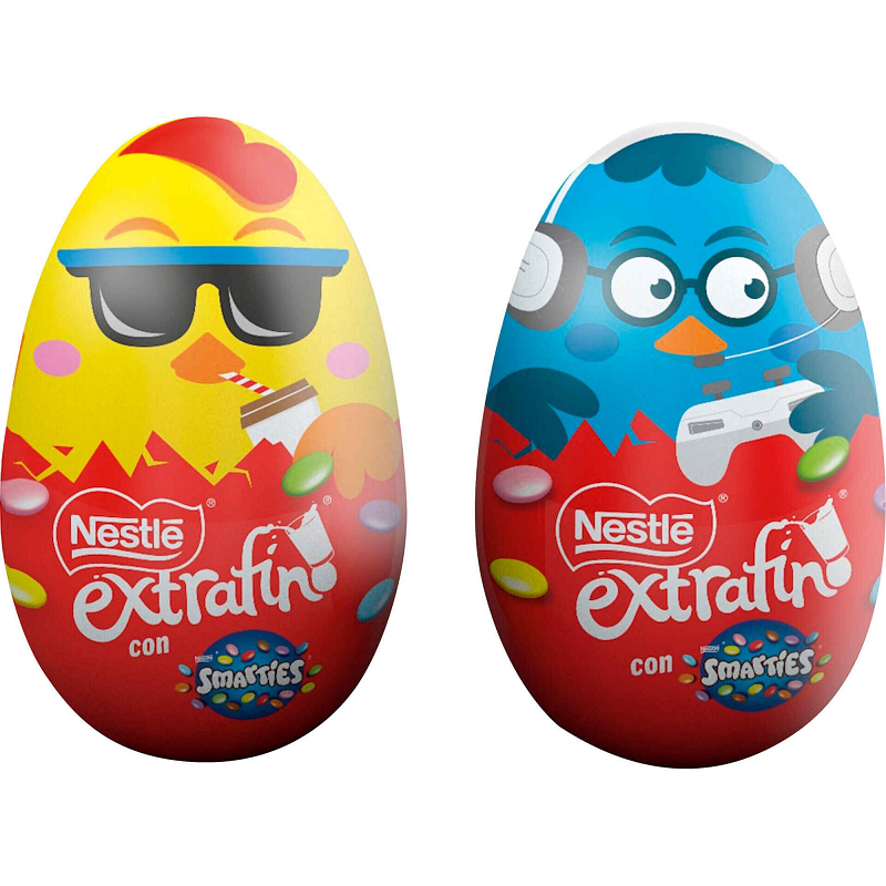 Extrafin Chocolate Egg with Smarties Nestle 185 g