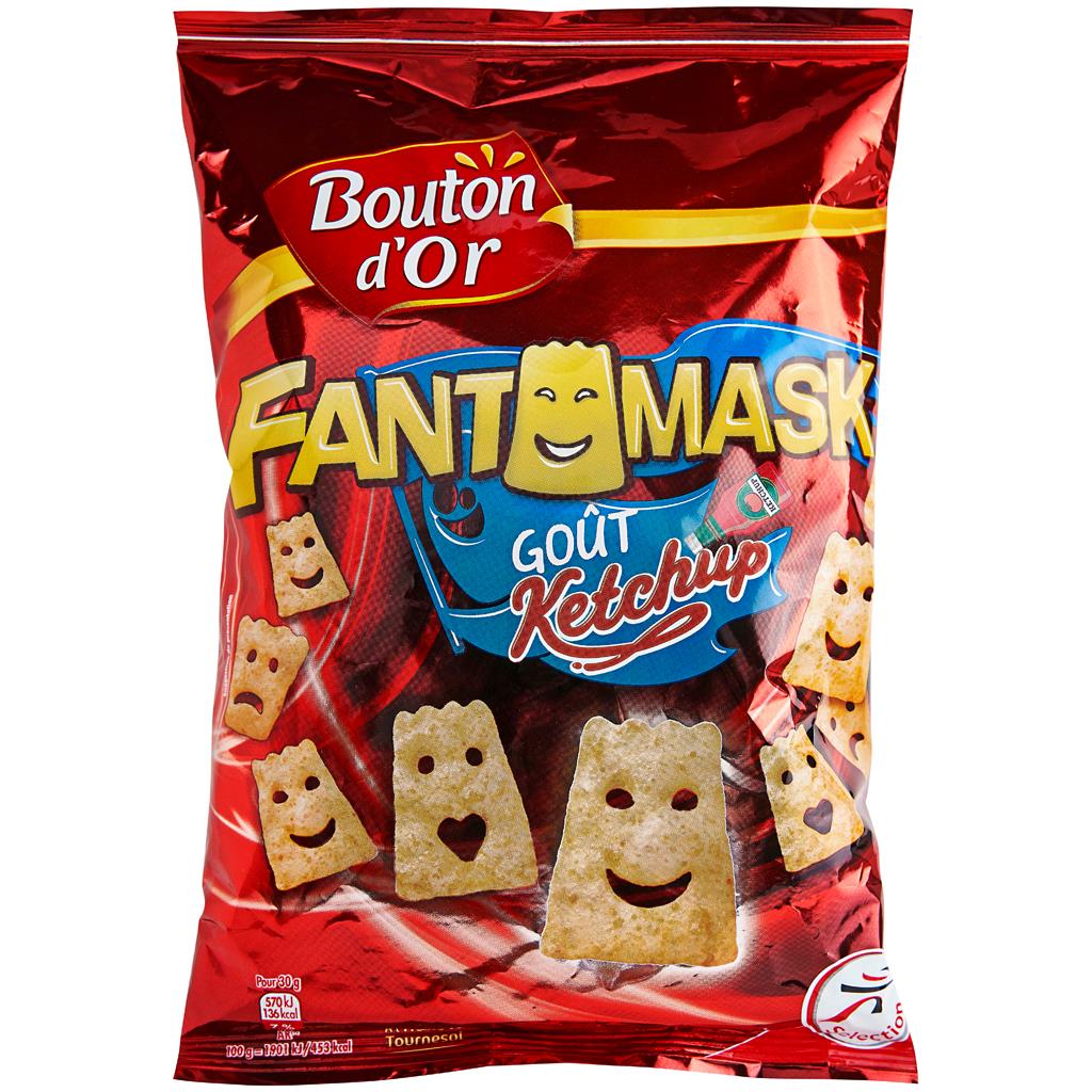 Bouton d'Or Fantomask Ketchup Crisps 75g