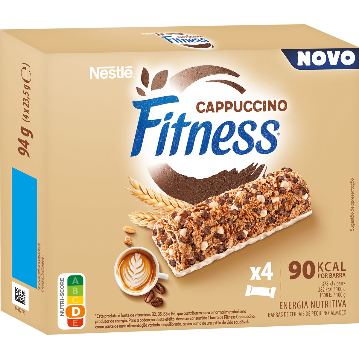 Nestlé Fitness White Chocolate and Cappuccino Cereal Bars 94g