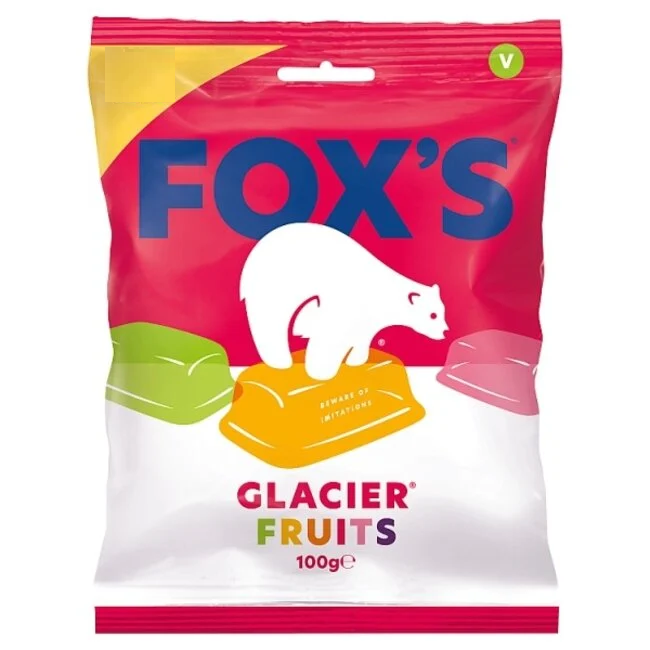 Fox’s Glacier Fruits 100g Clearance Sale BB 30.06.2025