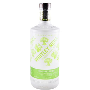 Whitley Neill Brazilian Lime Limited Edition Gin 700ml 43% ABV