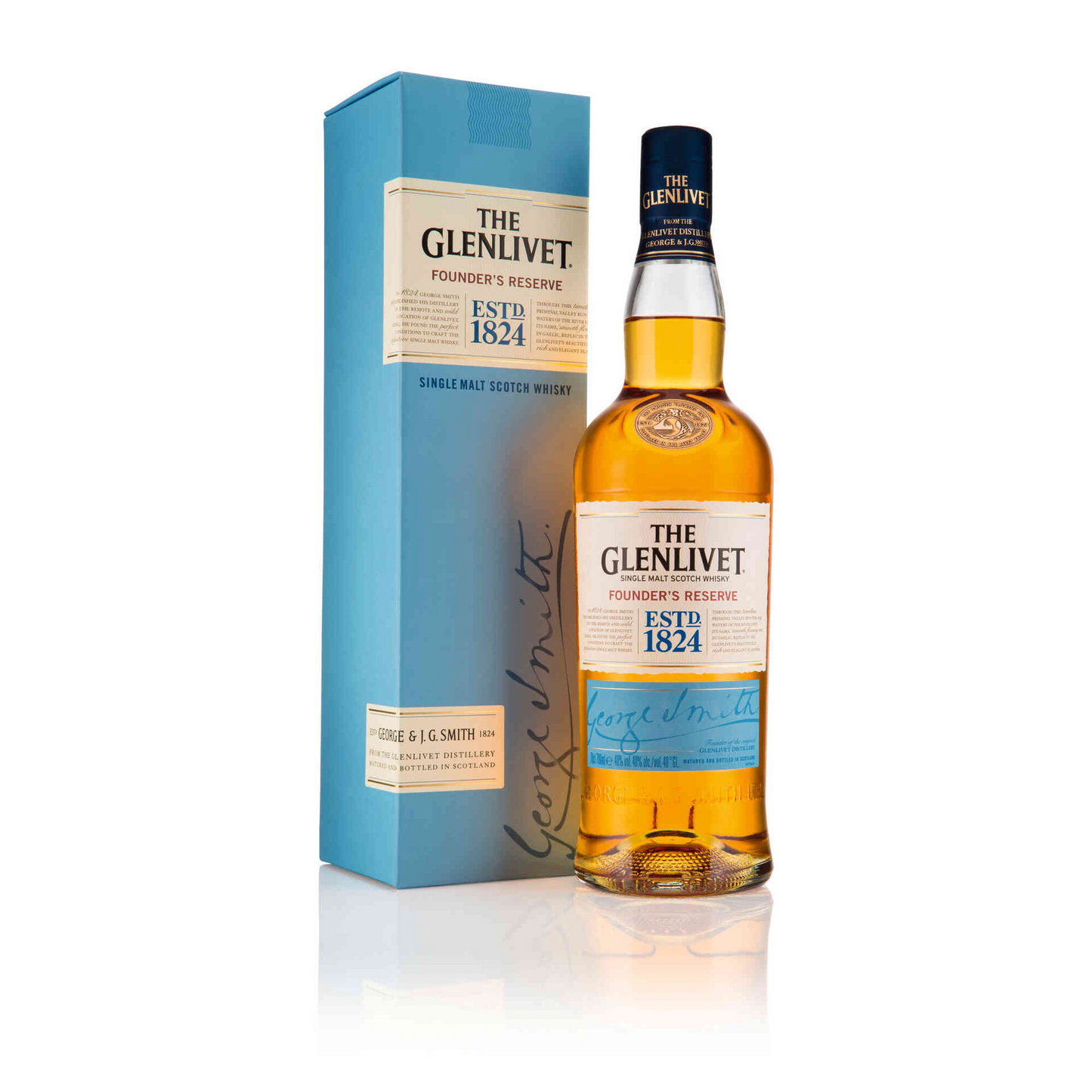 The Glenlivet Founder’s Reserve Single Malt Scotch Whisky – 700ml Bottle (40% ABV)