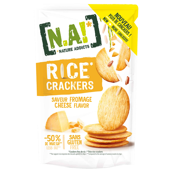 Rice Crackers Cheese Fat Free 85 g