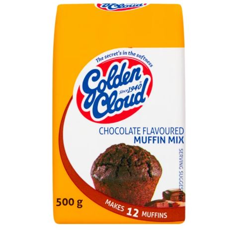 Chocolate Muffin Mix 1kg Golden Cloud – Fluffy & Rich South African Classic