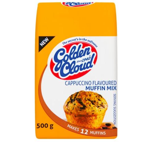 Cappuccino Muffin Mix 1kg Golden Cloud – Rich Coffee Flavour, Fluffy Texture