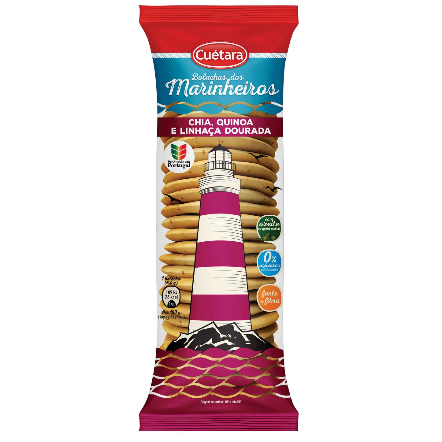 Gourmet with Chia Quinoa and Golden Flaxseed Cuetara 150g seeded savoury crackers