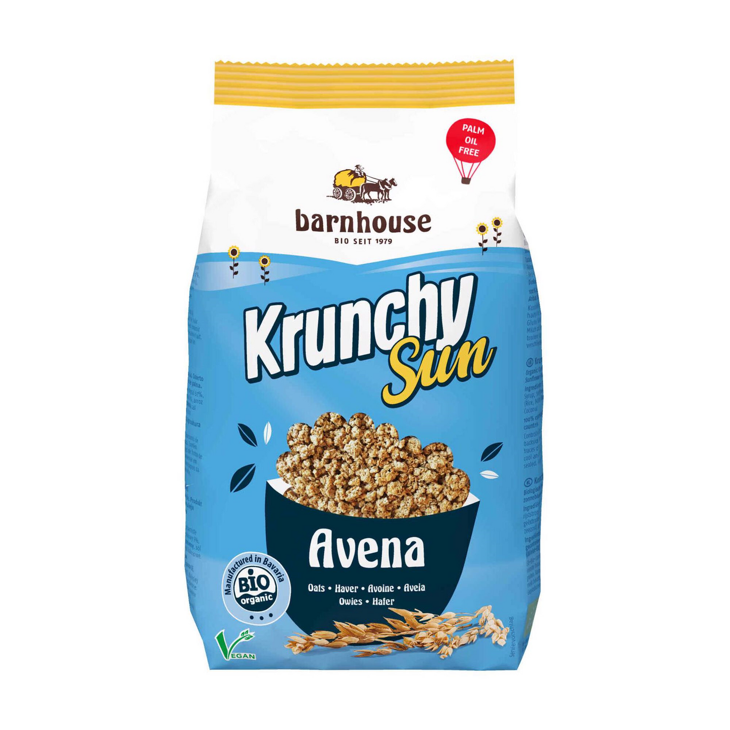 Barnhouse – Granola Oats Barnhouse 375 g | Crunchy Muesli & Granola 375 g – Family Favourite Granola and Muesli – 375 G – Oat Flakes and Porridge