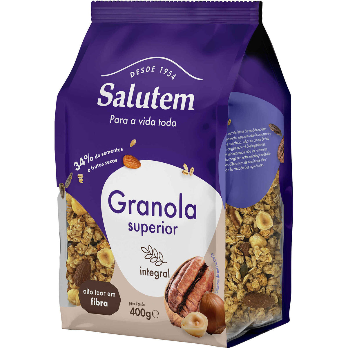 Salutem Superior Granola with Nuts Seeds and Honey 400g
