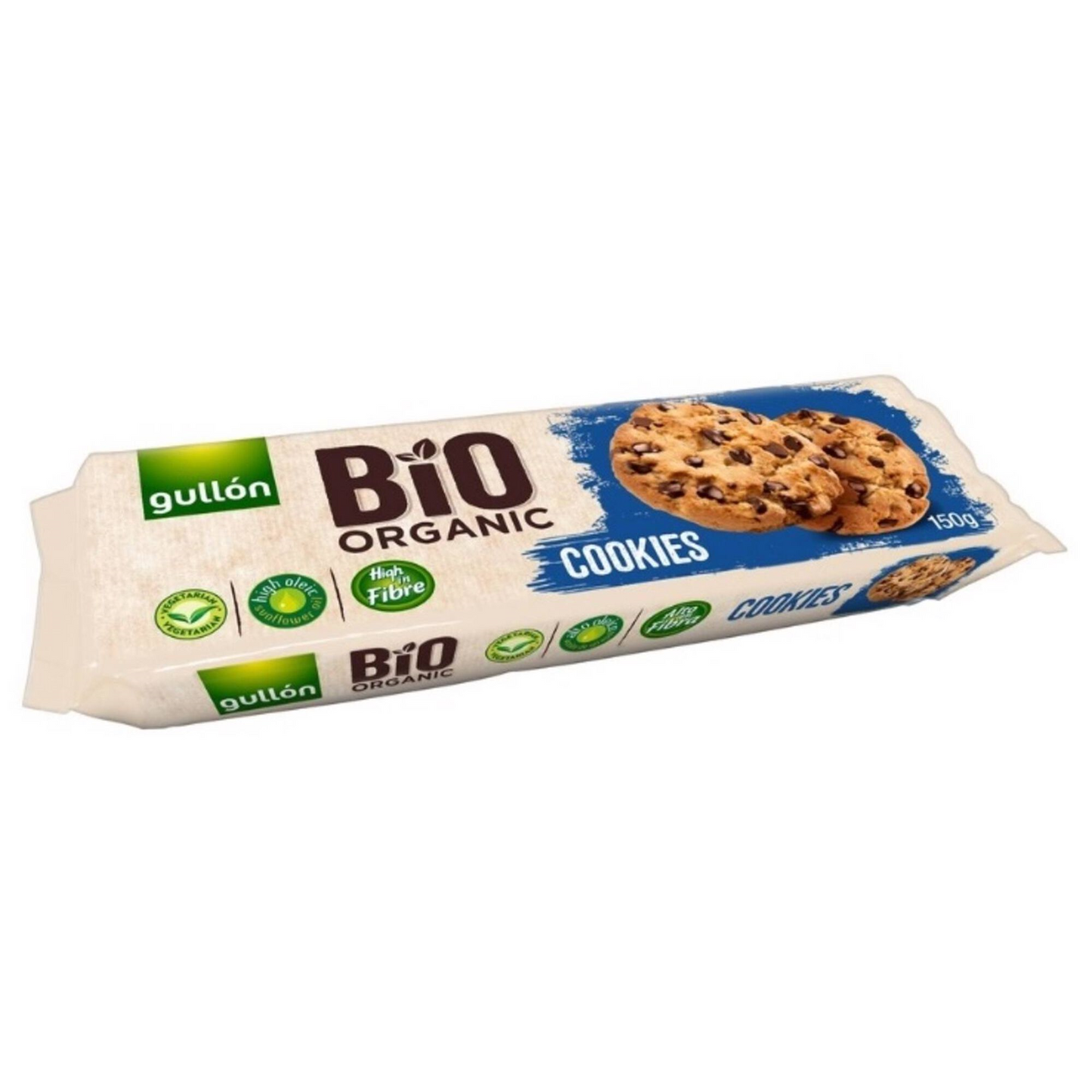 Gullón Bio Choco Cookies 150g pack – organic crunchy biscuits with chocolate chips – Cookies and Rusks – South African Products – Organic and Health – Chocolate