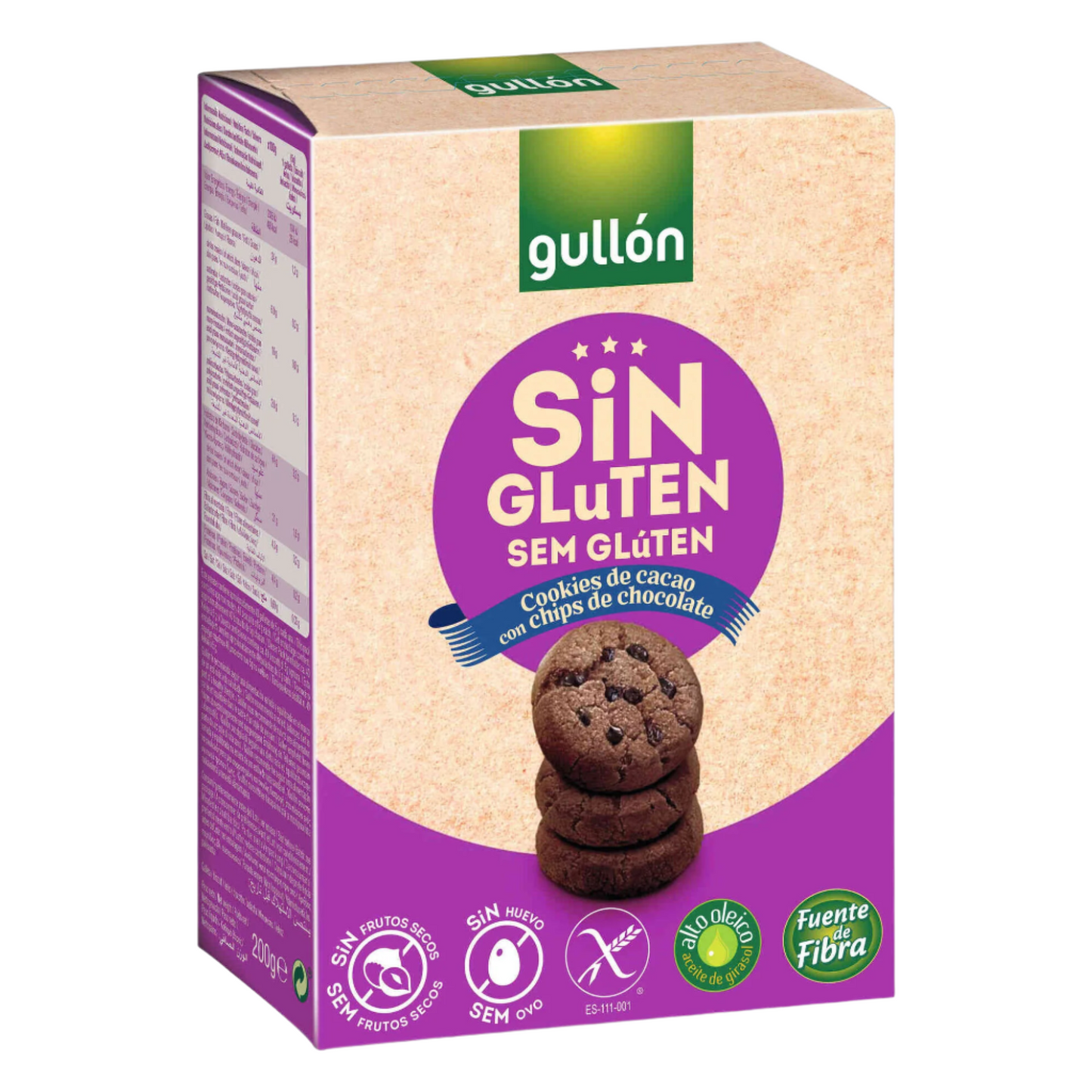 Gullon Gluten Free Chocolate Mini Chips Cookies 200g pack – gluten free mini biscuits with chocolate chips – Cookies and Rusks – South African Products – Gluten Free