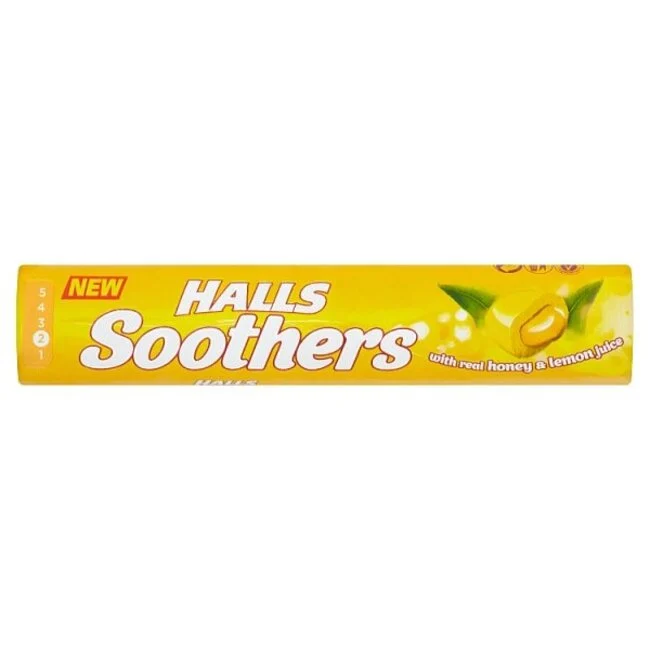 Halls Soothers Honey & Lemon – Cough Drops & Lozenges