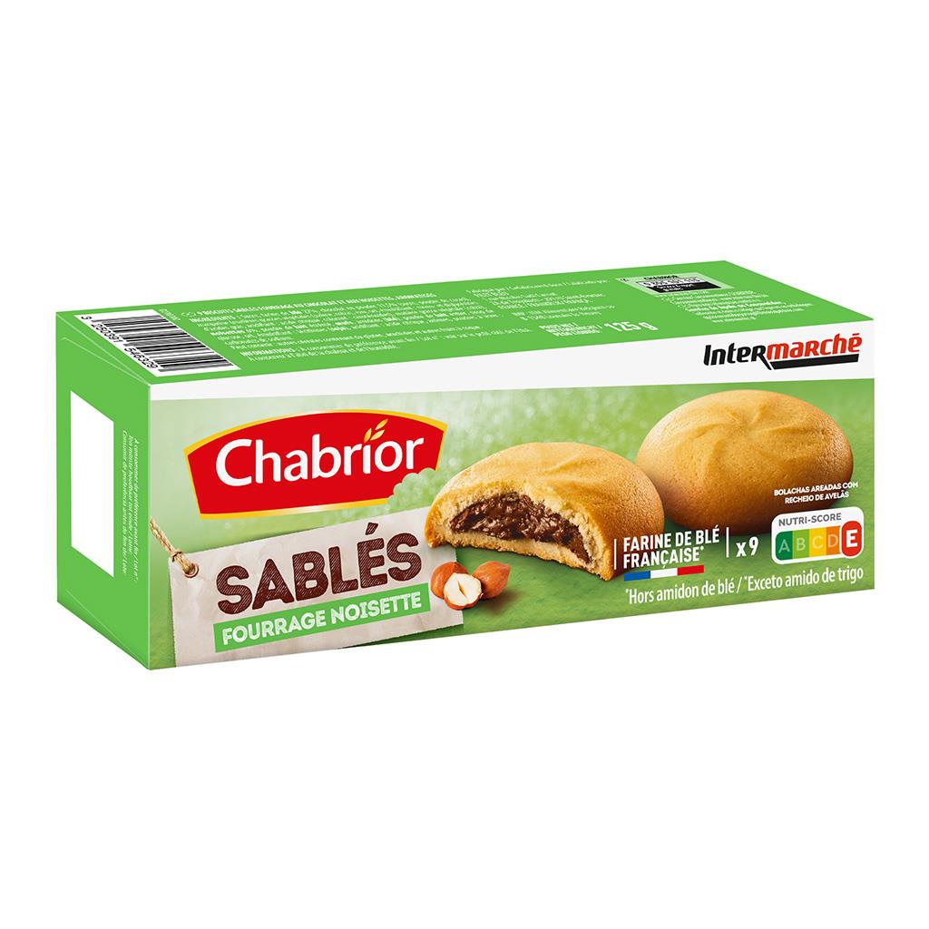 Chabrior Hazelnut Chocolate Shortbread Cookies 125g