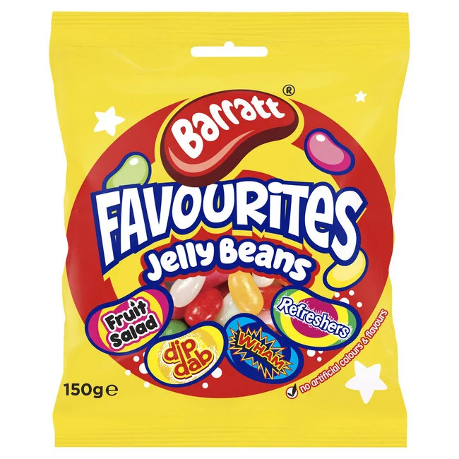 Jelly Beans Barratt Favourites – Soft Sweet Favourites – Family Share Bag
