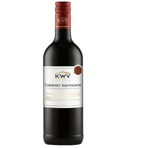 KWV Cabernet Sauvignon Western Cape – 750ml Bottle (13.5% ABV) | Classic South African Red Wine