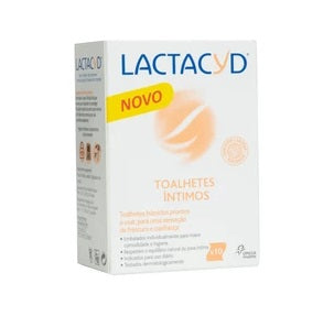 Lactacyd intimate wipes 10 pack feminine hygiene wipes gentle cleansing sensitive care