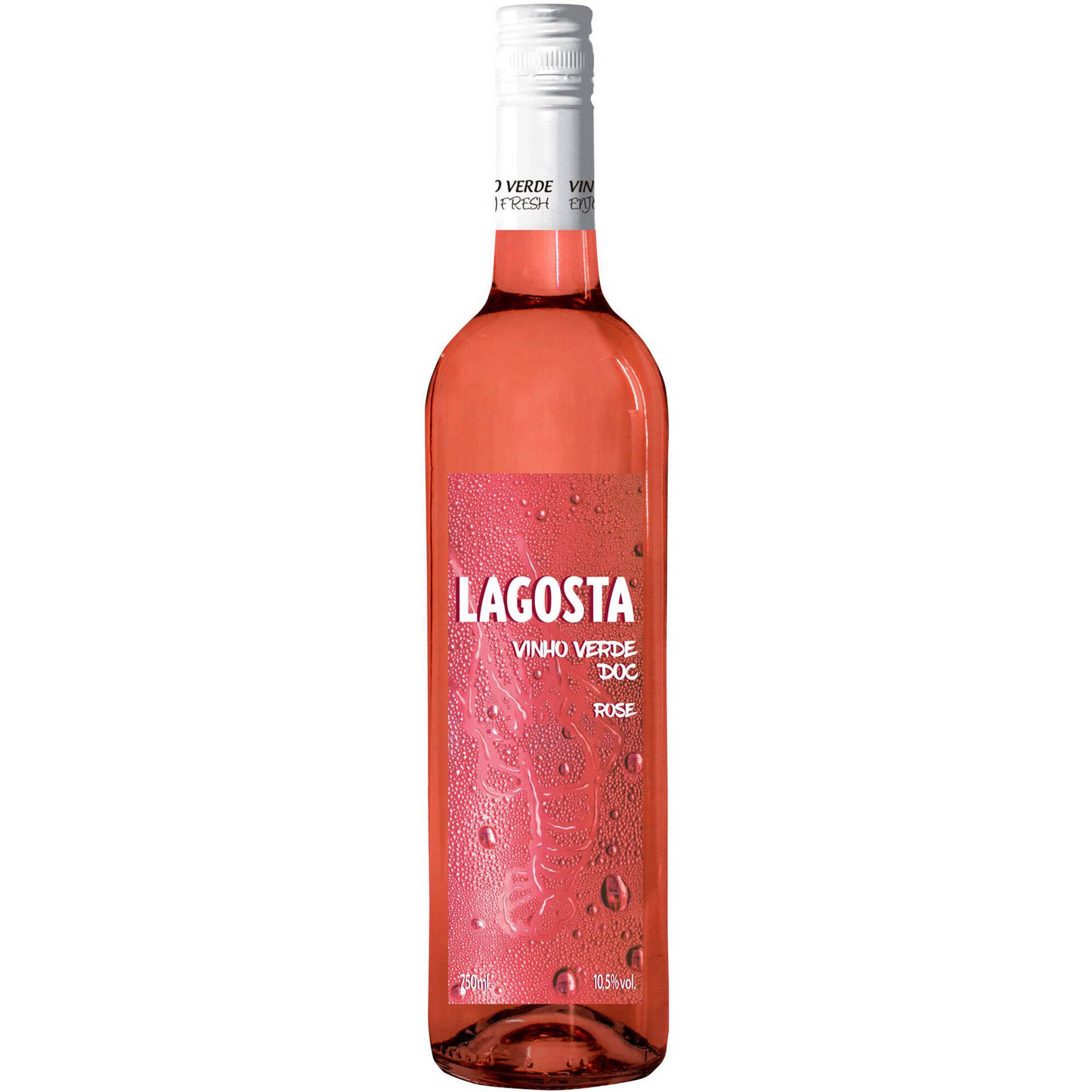 Lagosta DOC Vinho Verde Rosé Wine 750 ml 10.5% ABV award winning Portuguese rosé wine Vinho Verde