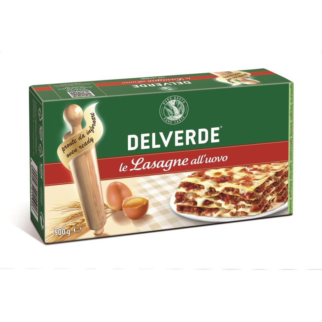 Delverde Egg Lasagne Sheets 500g