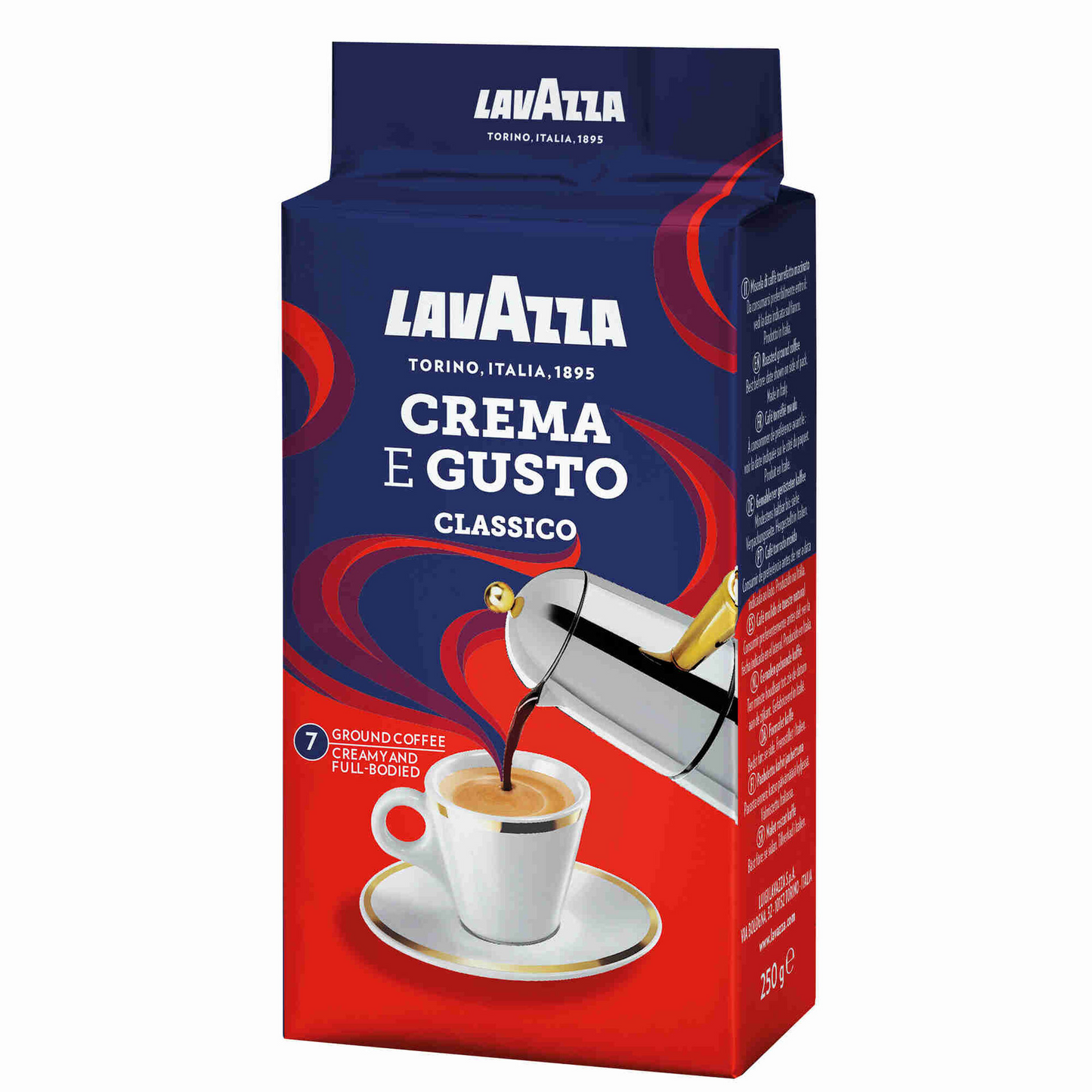 Lavazza Ground Coffee Crema and Gusto Classic Int 7 250g