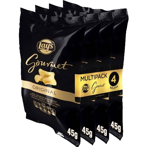 Lay’s Gourmet French Fries 4 x 45 g multipack potato chips crispy French fry style snacks