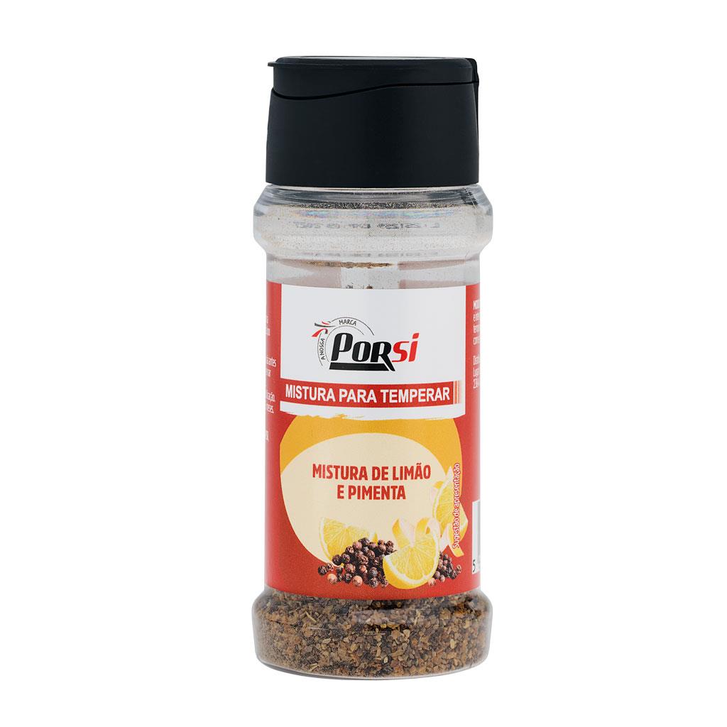 Porsi Lemon and Pepper Seasoning 40g Jar
