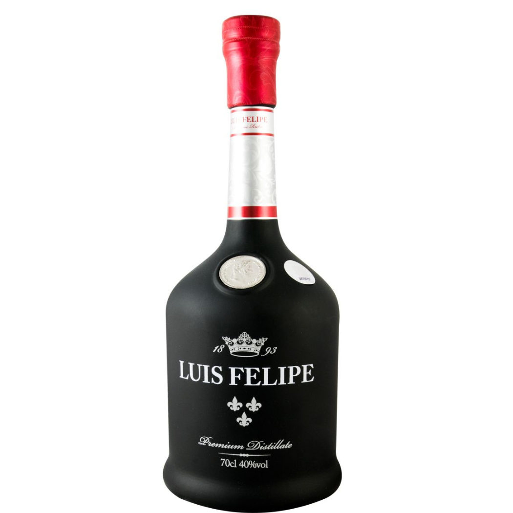 Luis Felipe Premium Brandy 700ml 40% ABV historic Spanish brandy from Huelva matured using the traditional solera and criadera system