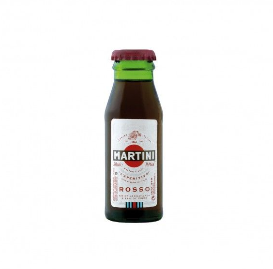 Martinito Rosso 6 cl Italian sweet vermouth mini aperitifs appetizers and vermouth tasting bottle