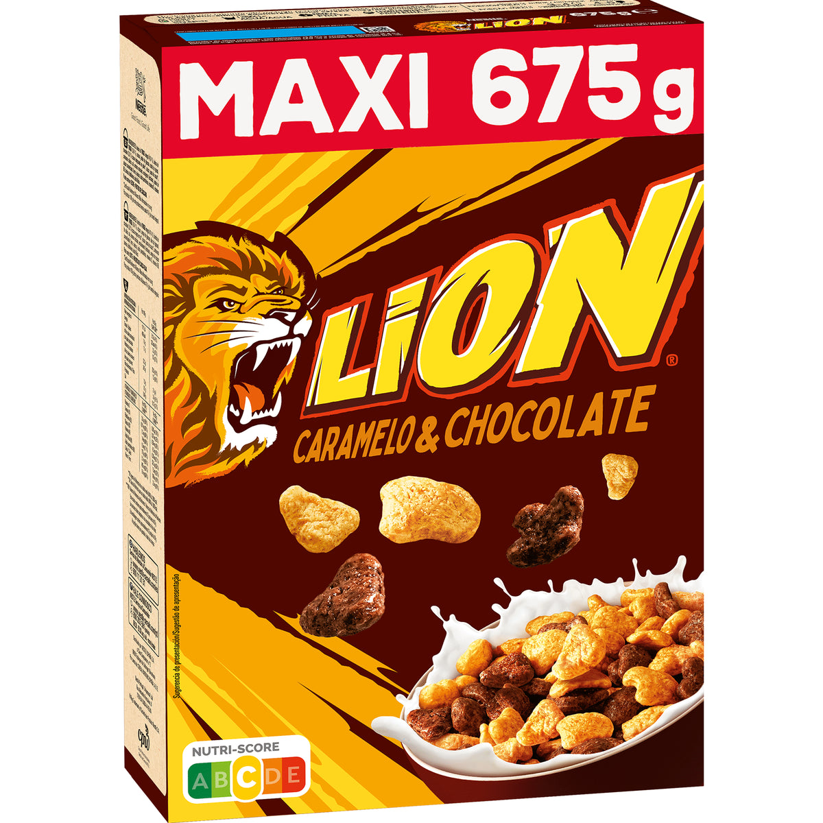 Nestlé Lion Caramel and Chocolate Cereal 675g