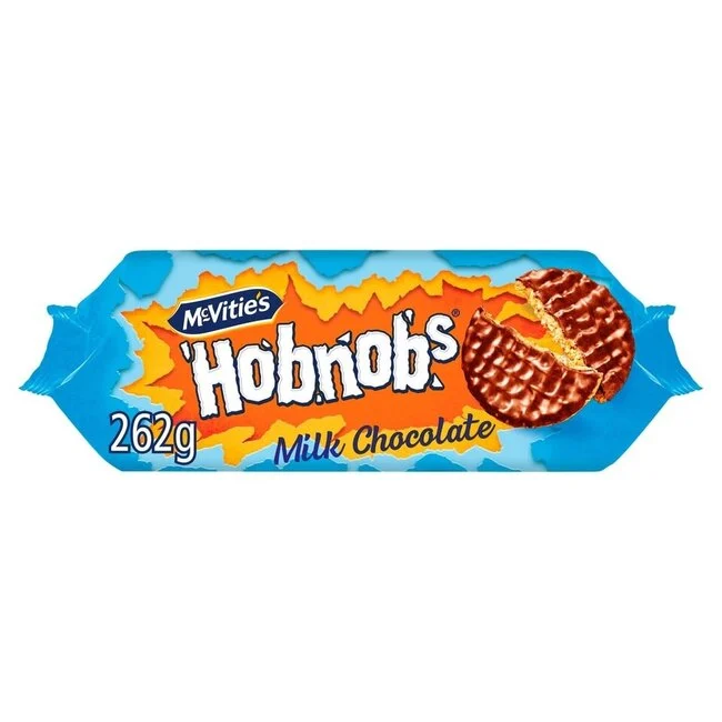 McVitie’s Hobnobs Milk Chocolate 262g oaty biscuits with milk chocolate topping – Biscuits and Rusks – South African Products