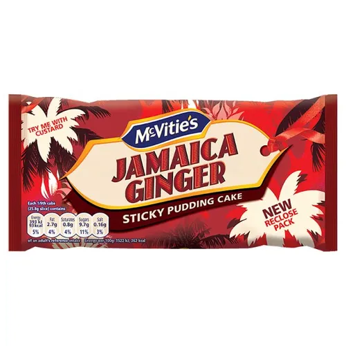McVitie's – McVitie’s Jamaica Ginger Pudding Cake – 206g Pack – 206g – Biscuits and Cookies