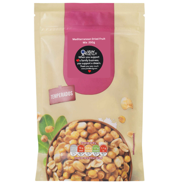 Mediterranean Dried Fruit Mix 200 g sun dried fruit blend natural sweet chewy fruit snack fruit collection