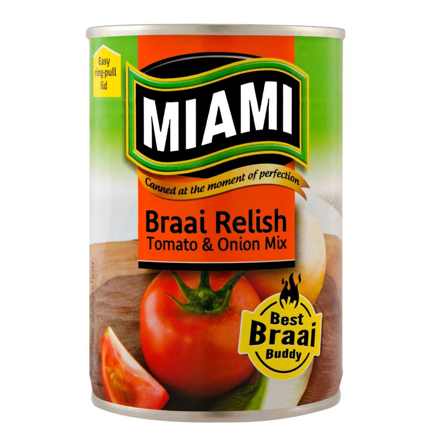 Braai Relish Tomato & Onion 410g Miami