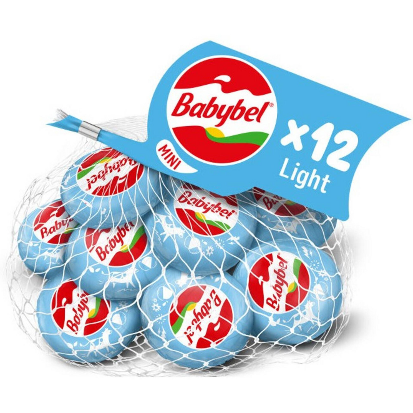 Mini Light Cheese Babybel x12 20 g individually wrapped light cheese portions cheeses gourmet selection collection