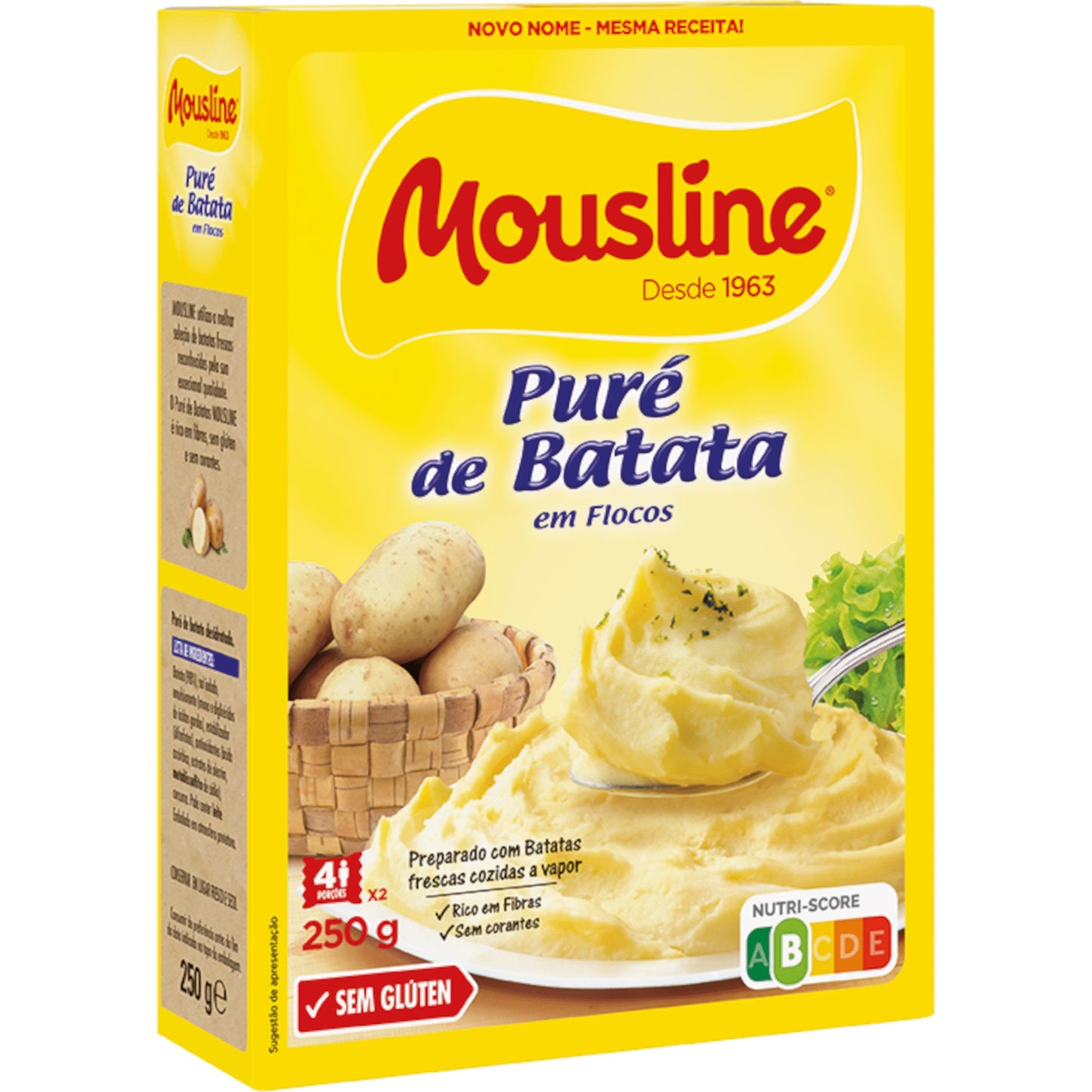 Mousline mashed potatoes 250g gluten free instant mash potato flakes creamy mash light fluffy potatoes