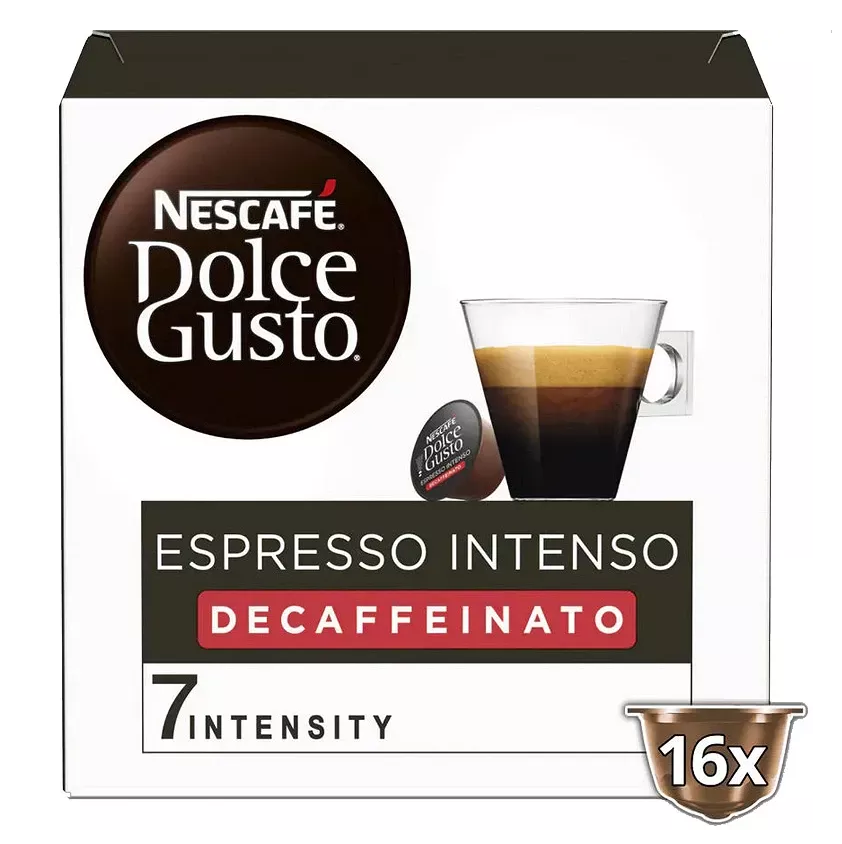 Espresso Intenso Descafeinado 16 unidades Nescafé Dolce Gusto
