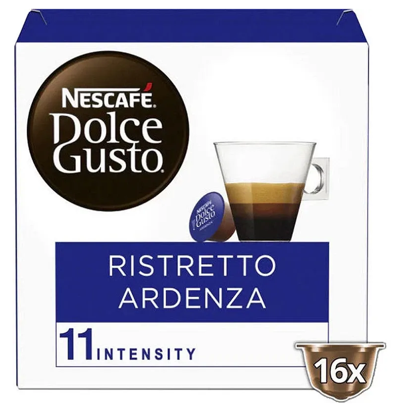 Nescafe Dolce Gusto Ristretto Ardenza pods 16 units intense espresso capsules