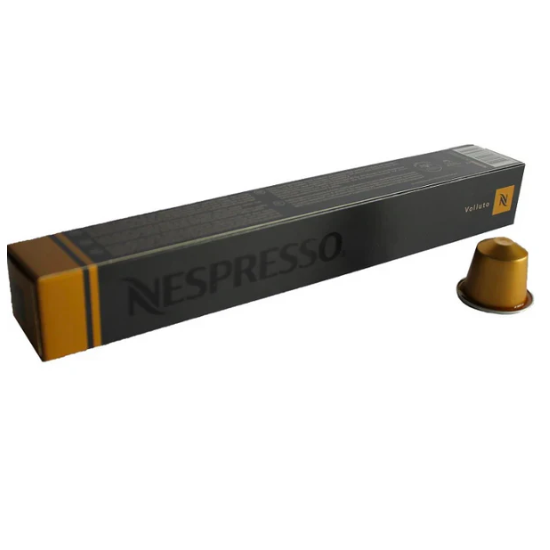 Nespresso Volluto capsules 10 caps smooth espresso coffee pods light roast balanced premium coffee