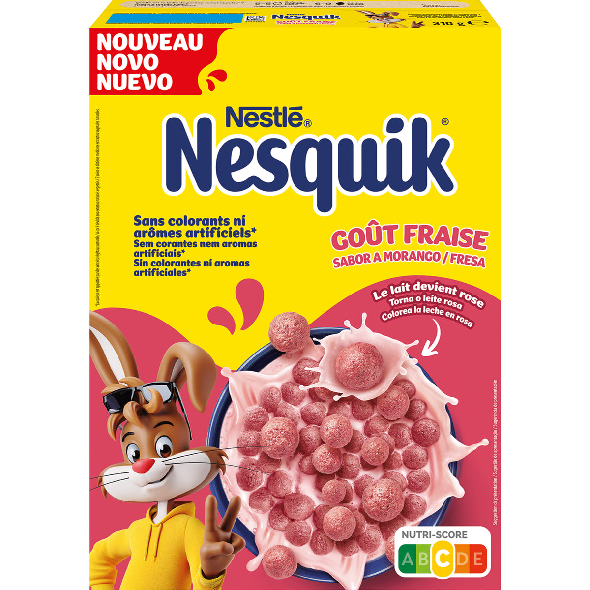 Nestlé Nesquik Strawberry Cereal Balls 310g