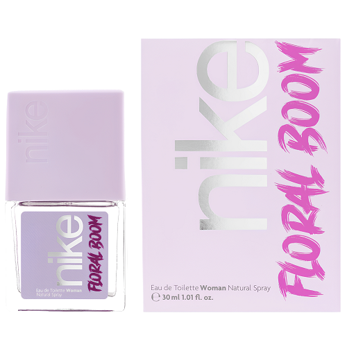 Nike Floral Boom Eau de Toilette 30 ml – women’s floral mini perfume, travel size fragrance and festive Black Friday gift idea.