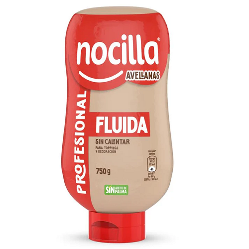 Nocilla Hazelnut Fluid Chocolate Spread Professional 750 g pourable chocolate topping chocolate sweet spreads