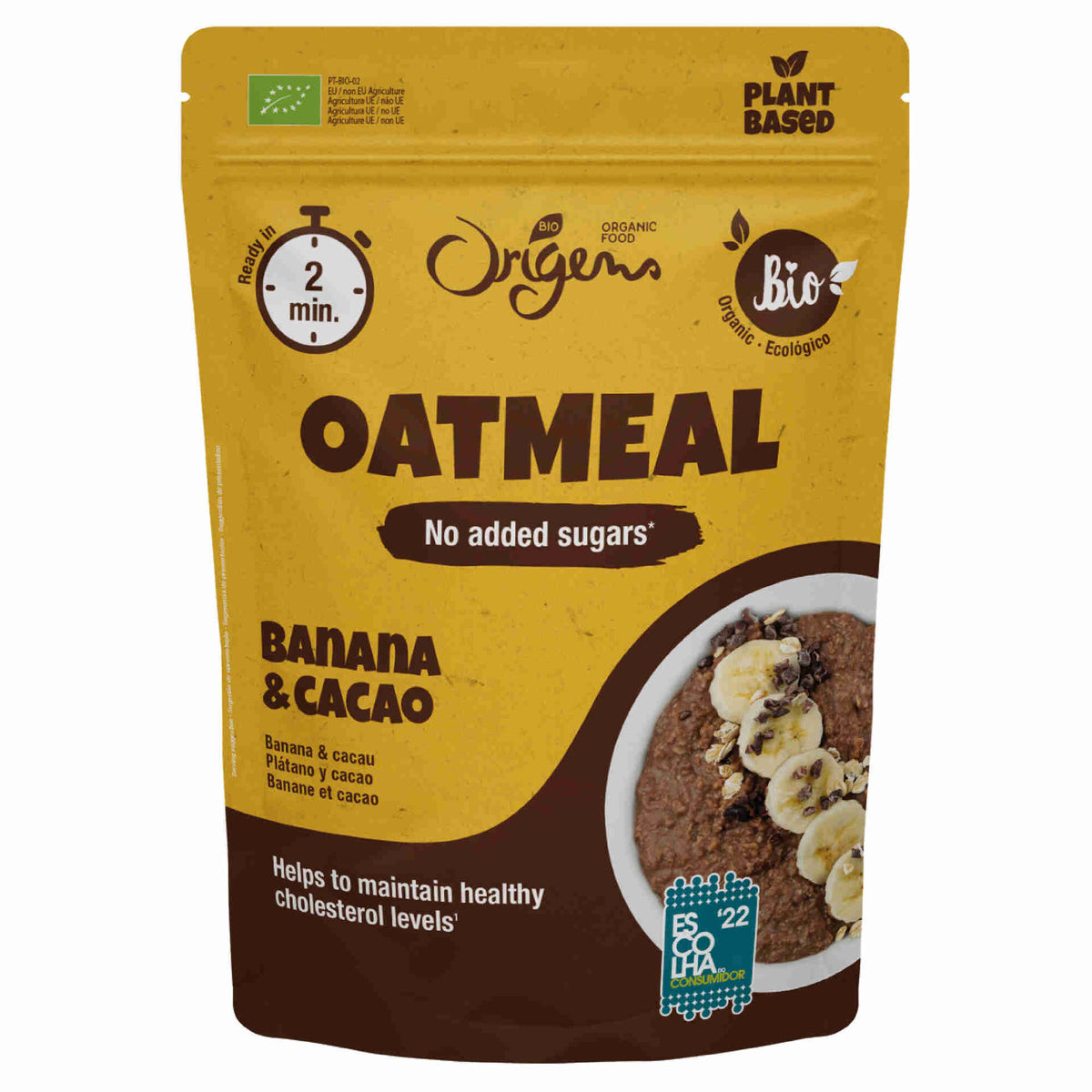 Origens Bio Organic Oat Banana and Cocoa Porridge 300g