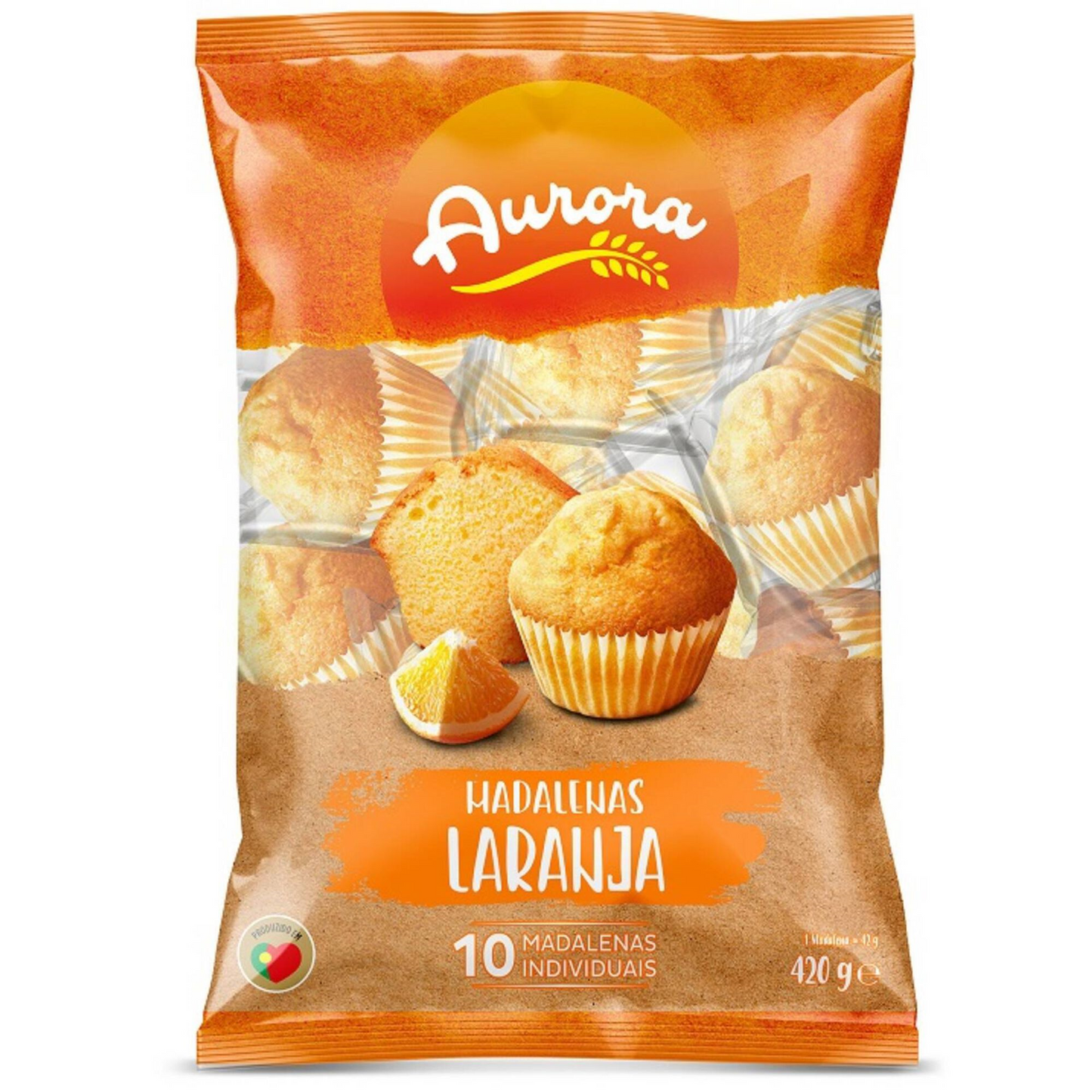 Orange Cupcakes Madeleines 10 Pack individually wrapped sponge cakes with citrus flavour – Cakes Scones Muffins and Everything Baked – South African Products