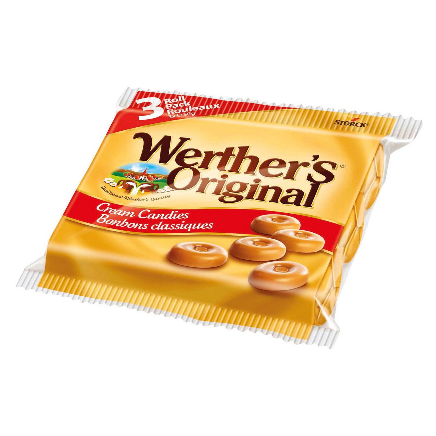 Werther's Original Caramels Rolls Pack – Chewy Caramel Treats – Share Bag