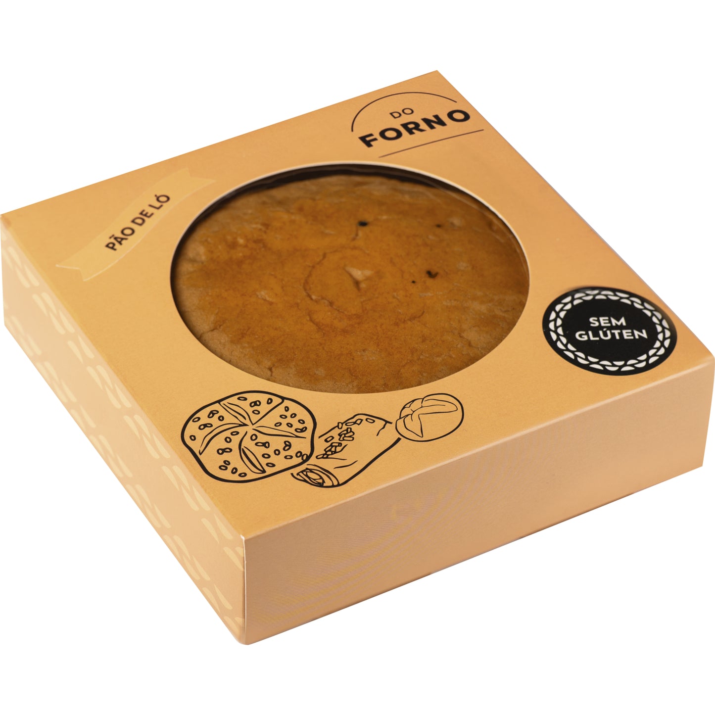 Pão de Ló sem Glúten Do Forno 180 g – gluten-free Portuguese sponge cake, festive bakery dessert and South African product