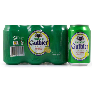 Panaché Lemon Gutbier 6 x 330ml Bottles 5% ABV