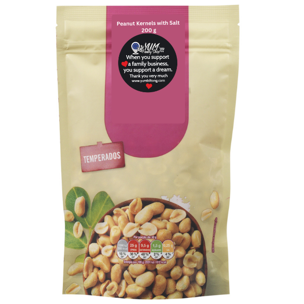 Peanut kernels with salt 200 g crunchy roasted peanut snack