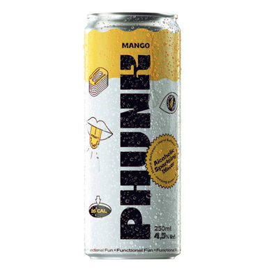 Phunk Mango Hard Seltzer 250ml 4.5% ABV