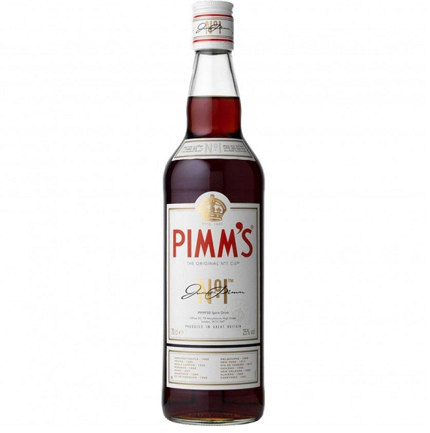 Pimm's Original No. 1 Gin Liqueur 700ml 25% ABV British fruit cup aperitif with citrus herbs and spices from the Liqueurs and Aperitifs collections