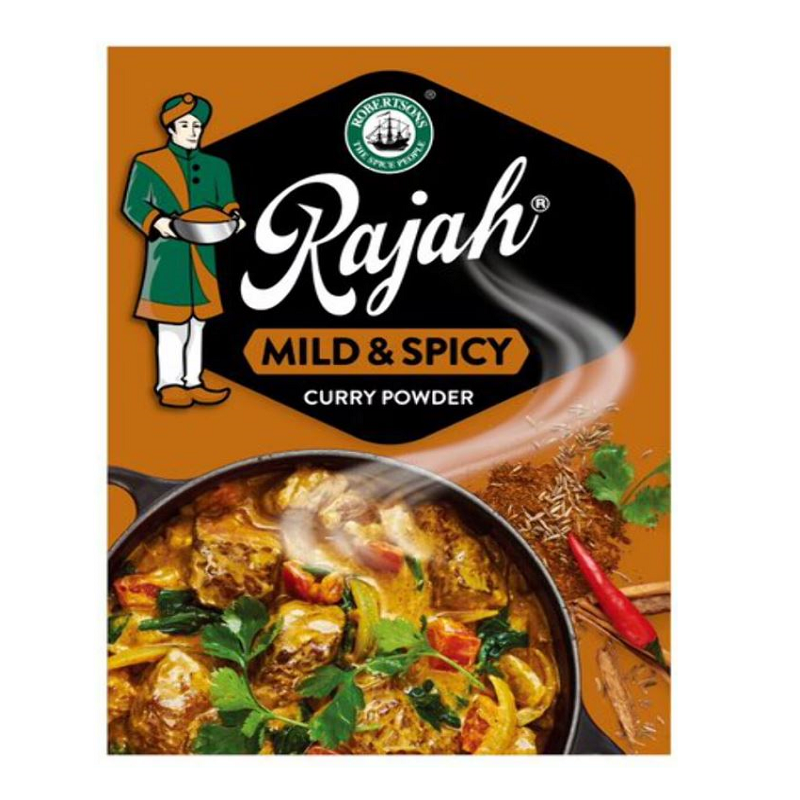 Rajah Mild and Spicy Curry Powder 100g balanced aromatic curry spice blend South African seasoning South African Products