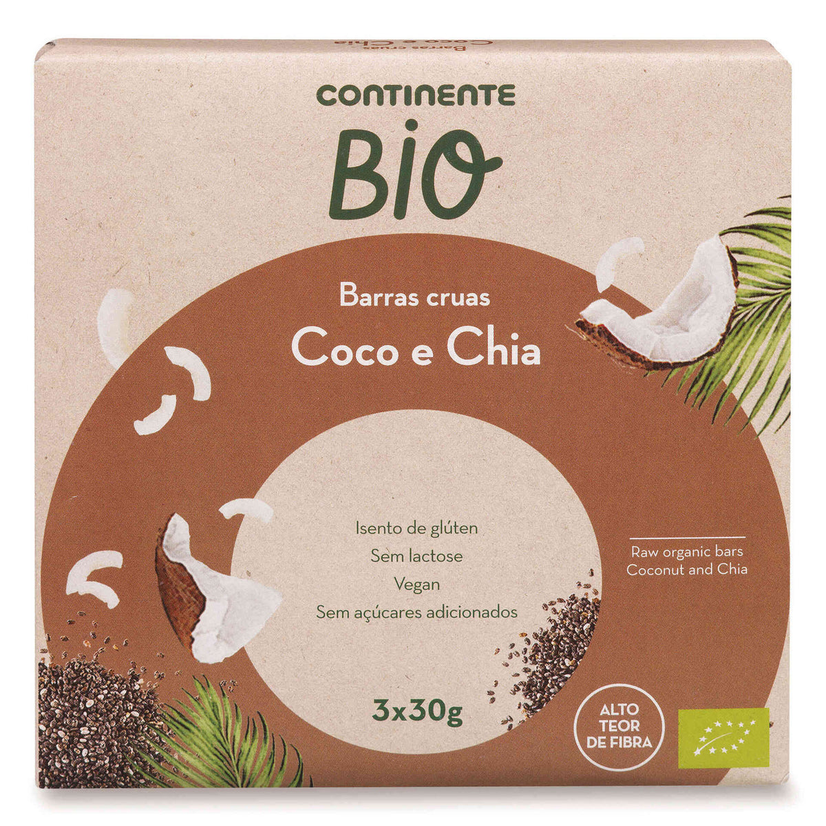 Raw Coconut and Chia Bar Gluten Free 90g