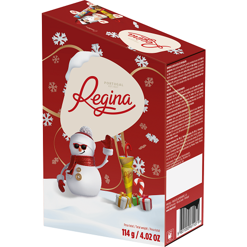 Regina Chocolate Kit Box 114 g – Portuguese milk chocolate gift set, festive sweet selection, Christmas candy box